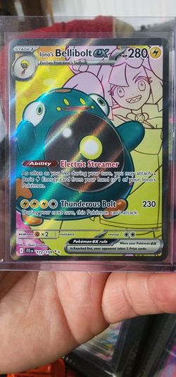 Journey Together Iono's Bellibolt Ex Full Art 172/159 Pokemon TCG