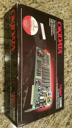 NEW OKITEL1200B PC Mother Board Modem AND+ 2nd Communication Software By OKIDATA