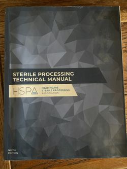 Sterile Processing Tech manual HPSA