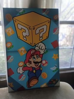 Mario canvas painting