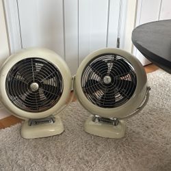 FREE! Adjustable High-Powered Vintage Fans Two 