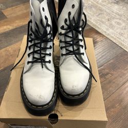Dr. Martens White Boots
