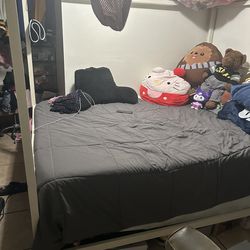 queen canopy bed frame! *BED NOT INCLUDED.*