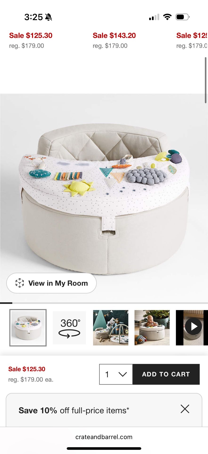 Crate And Kids Baby Chair