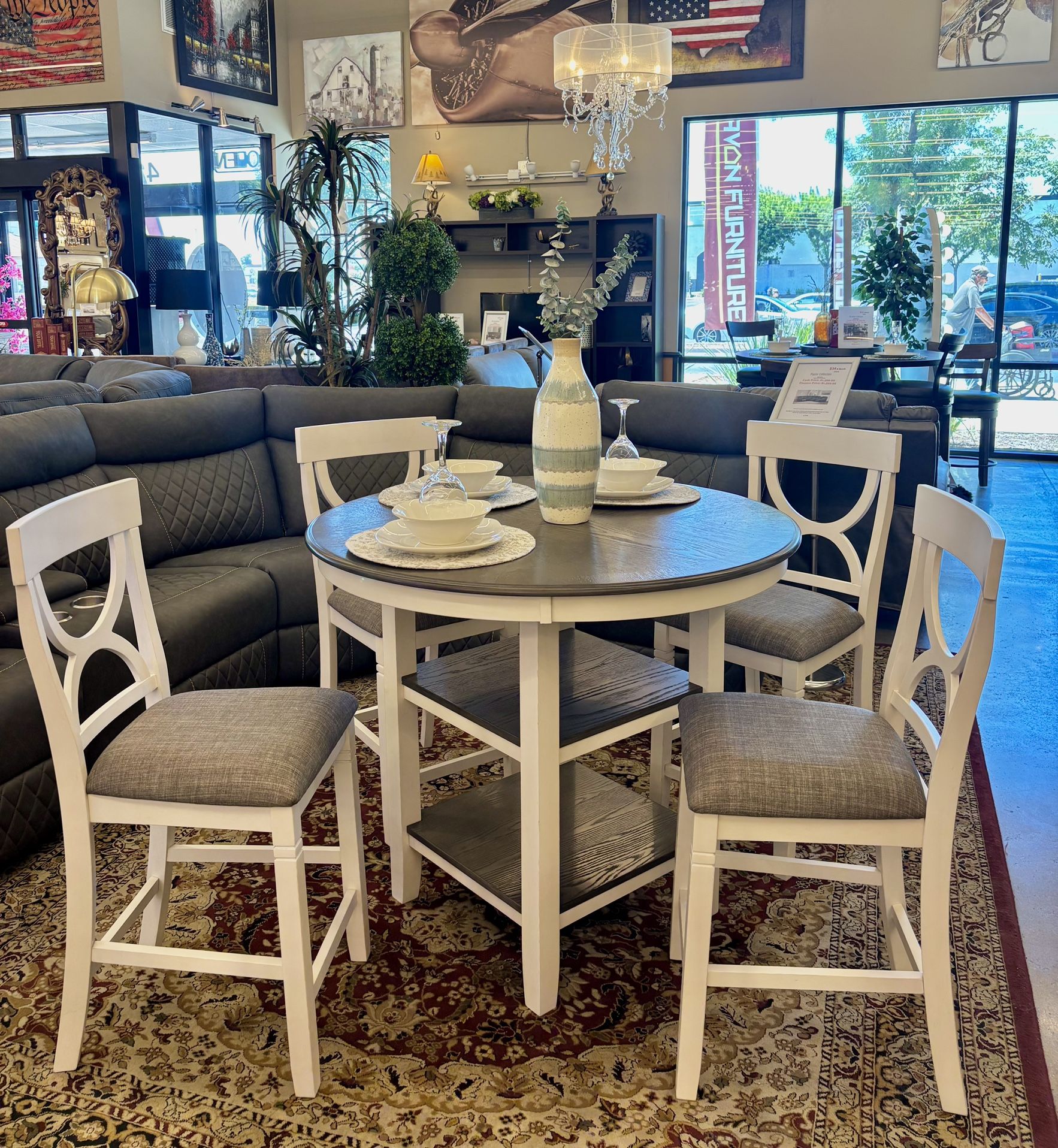 Dining Table With 4 Chairs 