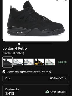 Air Jordan 4 Retro Black Cat