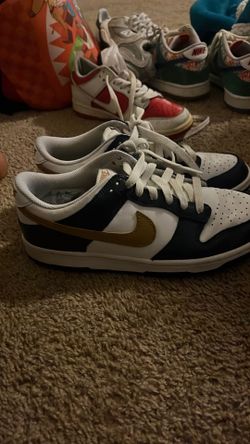 Nike Dunk Low GS “Midnight Navy/Wheat”