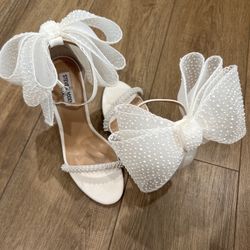 Pearl White Heels