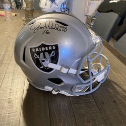 Signed Raiders Helmet 