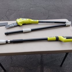 Ryobi One + 18 Volt 8-in Pole Saw 9 Ft Reach. New