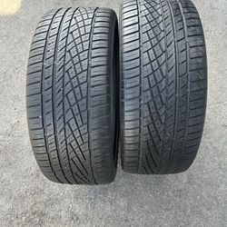2. Tires. 275. 40. 22. Continental. Extreme Contac 