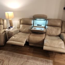 Bentley and Co couch and recliner