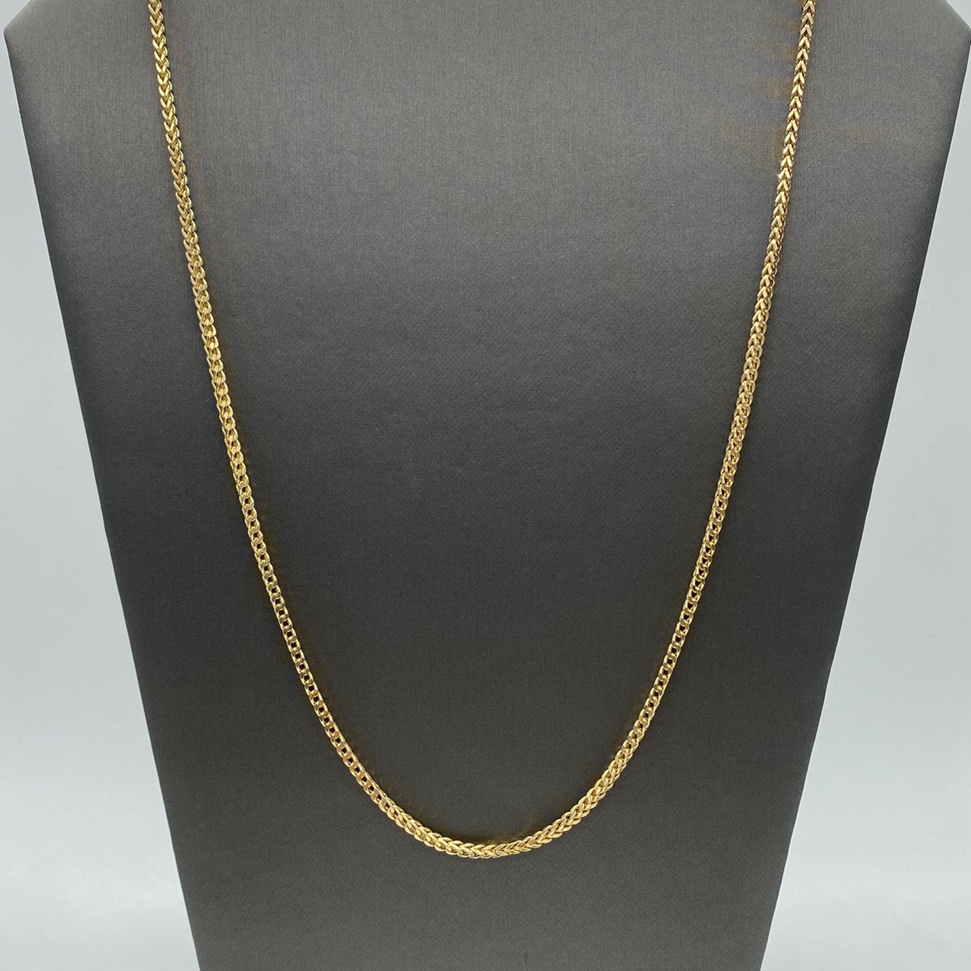 10KT YELLOW GOLD FRANCO LINK CHAIN 22” 10.7G