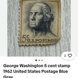 Washington 5 Cent Stamp Uncirculated