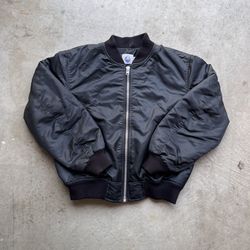 Vintage Hard Rock Cafe Canada Black Flight Bomber Jacket