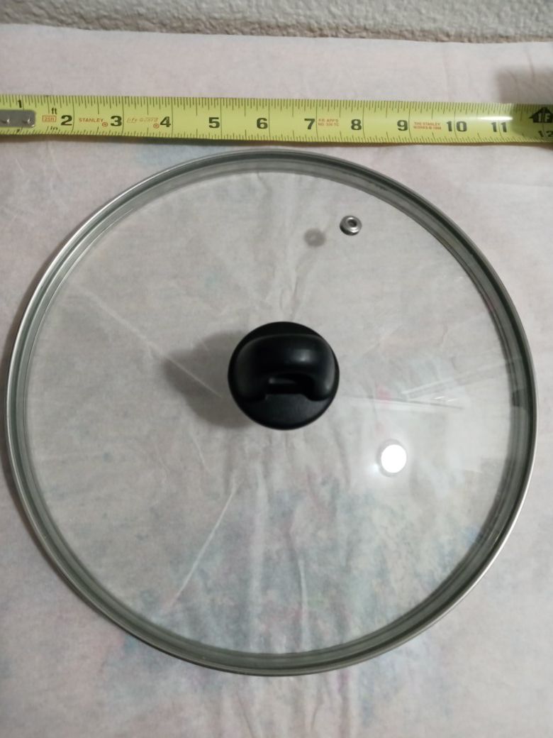 9.5 inch glass pan lid