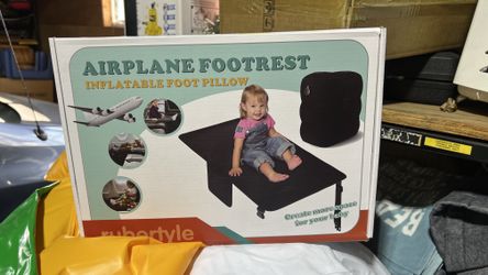 New In Box Airplane Toddler Baby Footrest Bed