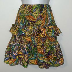 Truly 4 You skirt colorful print size M
