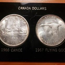 Canadian coin set 80% Fine Silver