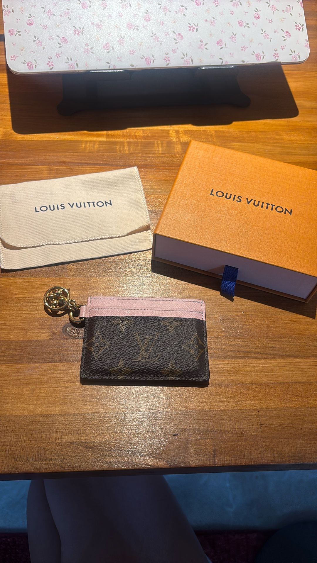 Authentic Louis Vuitton Pink Cardholder Wallet
