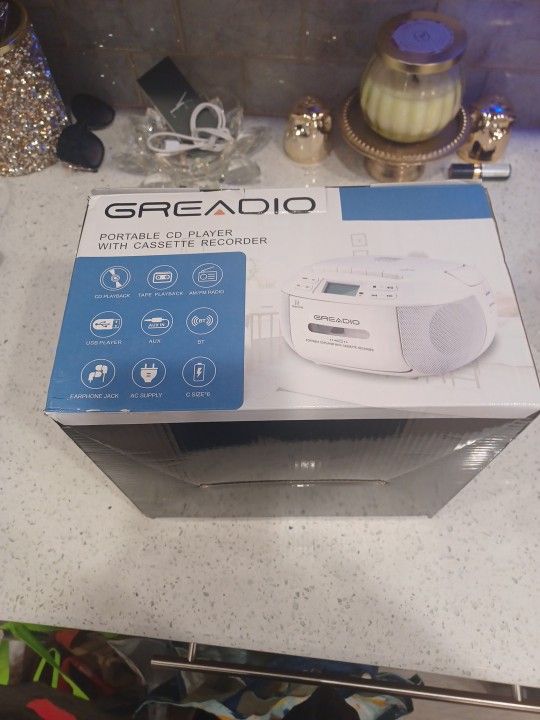 New Cd Player & Cassette Recorder 