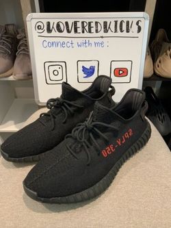 Adidas Yeezy Boost 350 V2 Bred (Black Red) Size 14.5 CLEAN IN BOX! SHIP ONLY!!