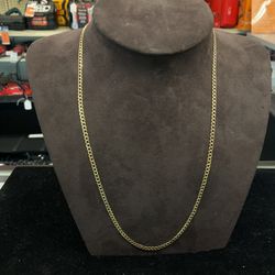 14k Diamond Cut Cuban Chain 42335-1