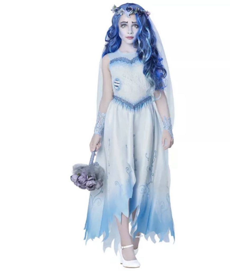 Kids Size Medium Corpse Bride Costume