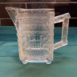 Antique And Rare Find! Log Cabin Creamer 