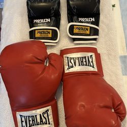 Everlast Boxing Gloves And MMA Gloves 