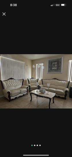 Set de sofas de tres piezas