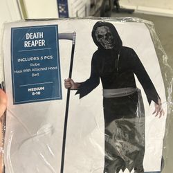 Death Reaper Costume Size 8/10