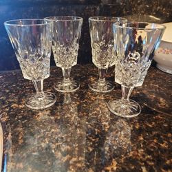 4 Vintage  Cambridge Wine Glass