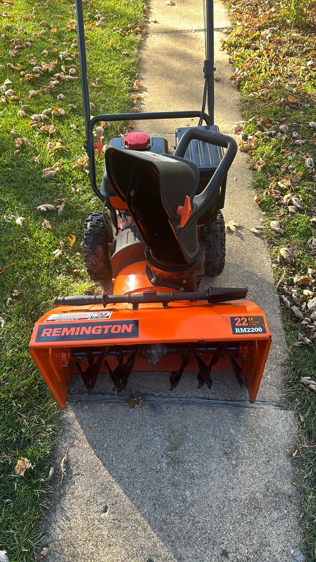 Remington Snow Blower 22” 179cc OHV In  Self Propelled Good Shape 