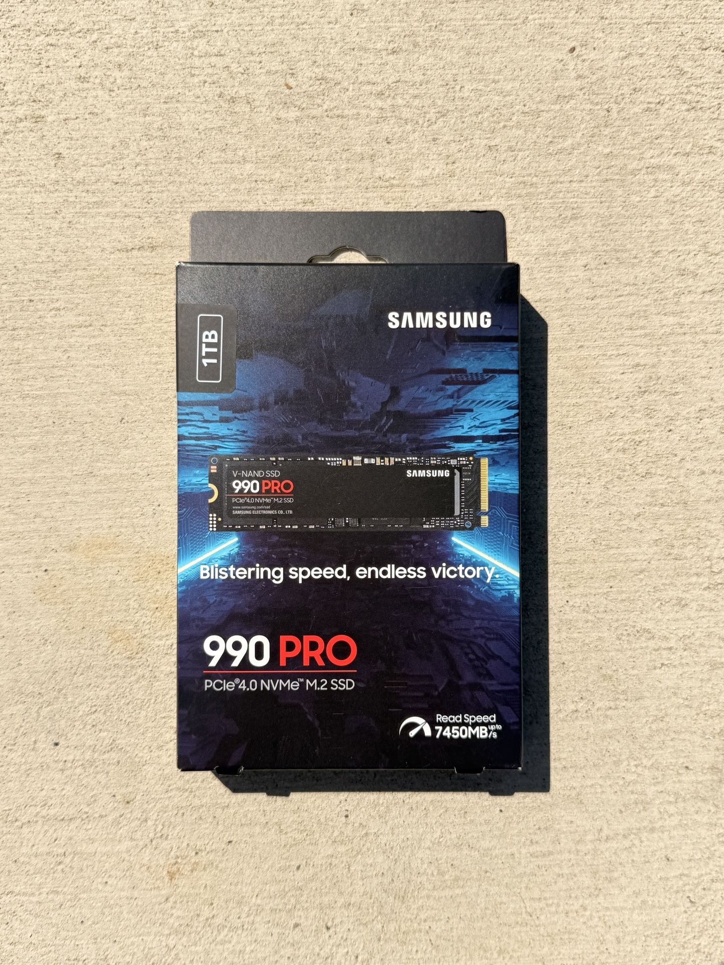 SAMSUNG 990 PRO SSD 1TB NVMe M.2 PCIe Gen4, M.2 2280 Internal Solid State Hard Drive