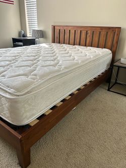 Solid Wood Bed Frame (Full)