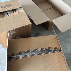 3 Large Moving Boxes 