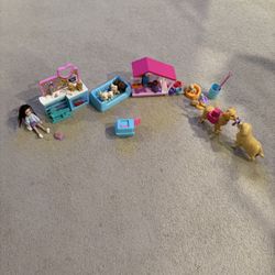 Barbie Dog Vet And Dog House 