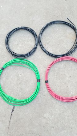 25 feet ,220 wire #8