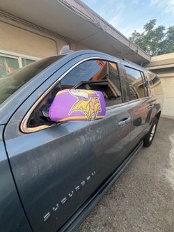 Vikings One size automobile mirror covers