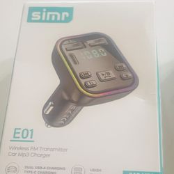 Bluetooth 5.4 FM Transmitter Car Adapter 48W (PD 36W & 12W) [Light Switch] [HiFi Bass Sound] [Fast Charging] Wireless Radio Music Adapter LED Display 