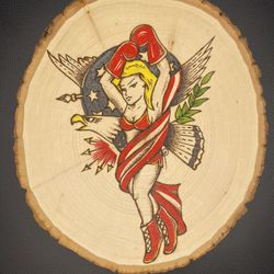Tattoo Woodburning