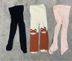 Baby/Toddler Tights Bundle Set of 3