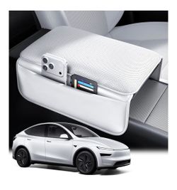 Tesla Armrest Cover - White