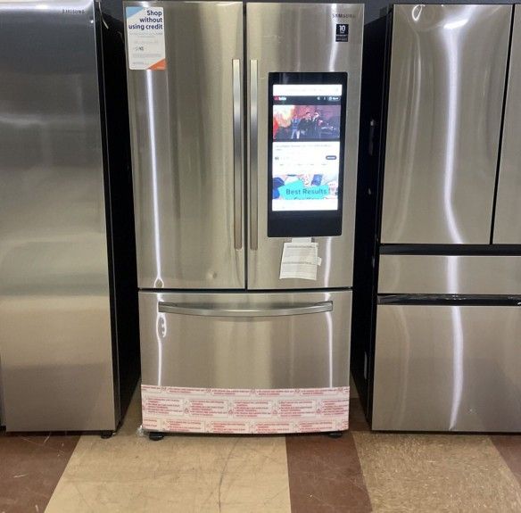 Samsung 3 Door French Door Refrigerator With Touch Screen Family Hub 📱