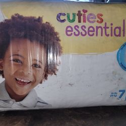 Cuties  Diapers size 7