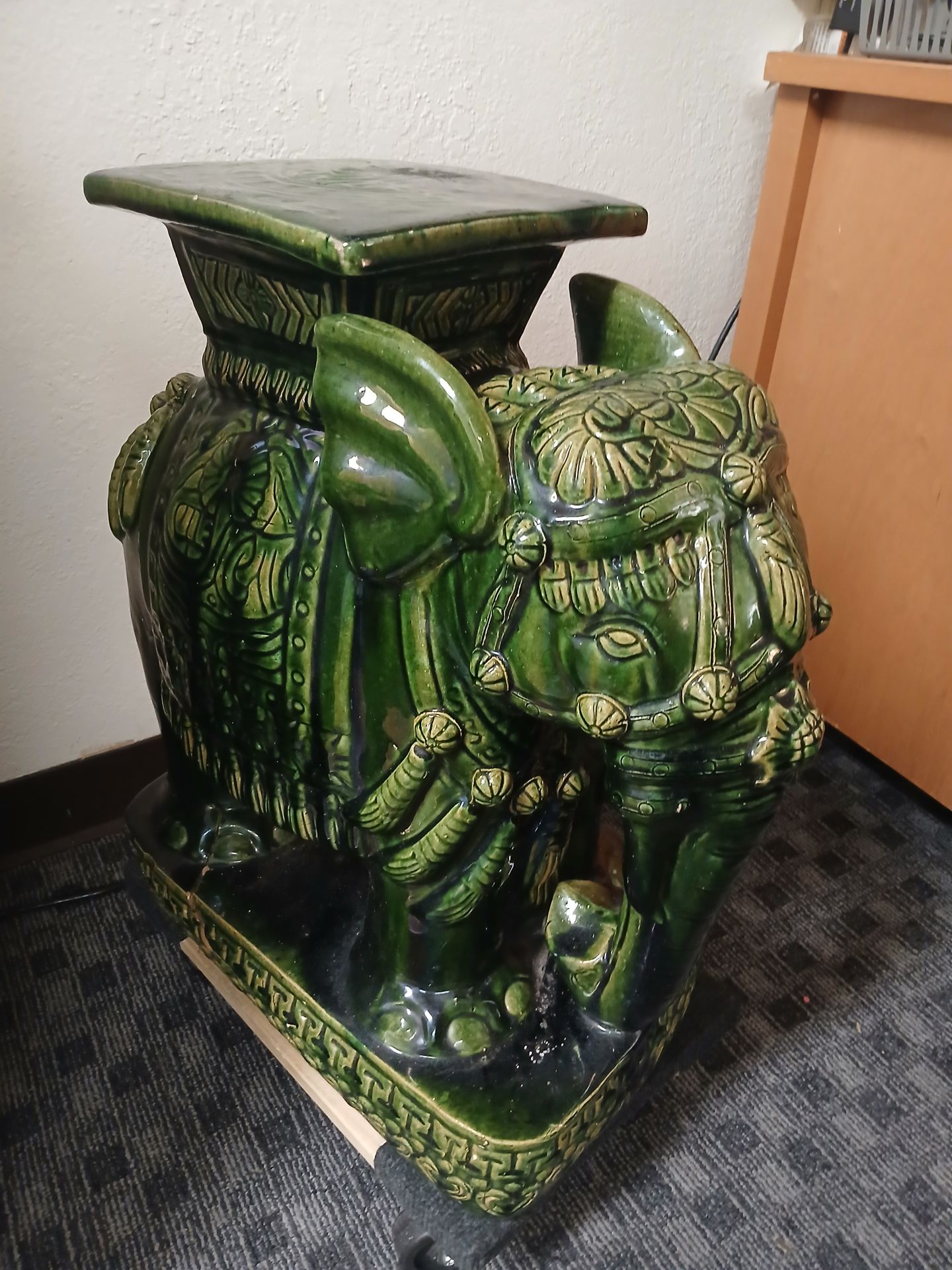 Vintage ceramic side table