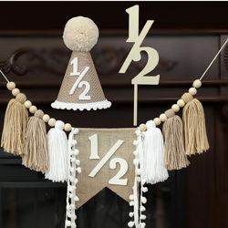 Half Birthday Banner