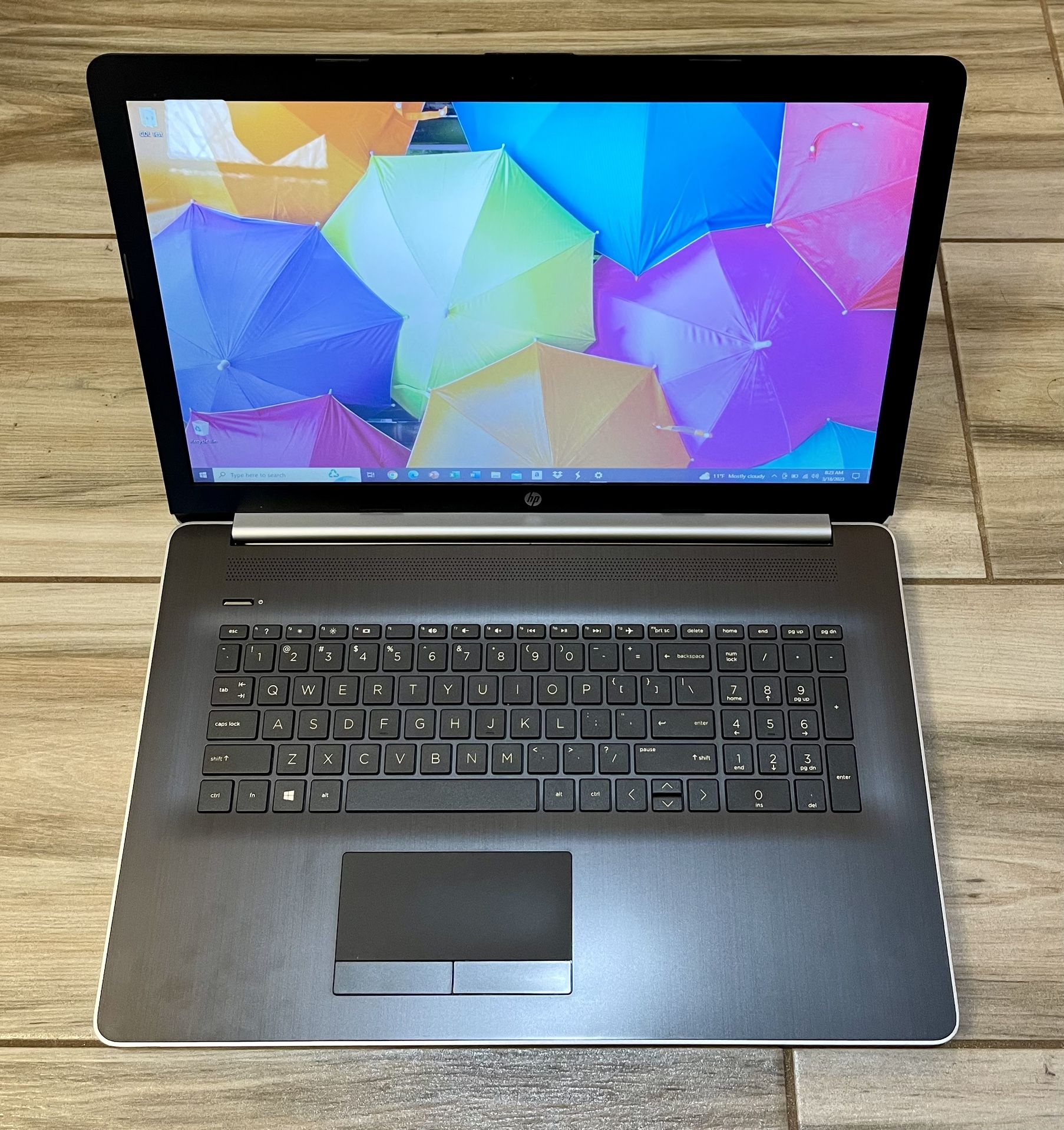 Hp 17” Laptop / 8gb