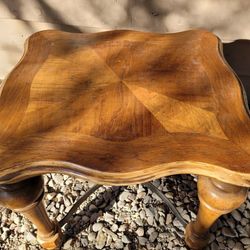 Wood End Table 